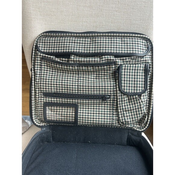 Ghurka MH No.174 All Leather Black Briefcase Shoulder Bag w/Storage belt Vintage - Picture 13 of 16